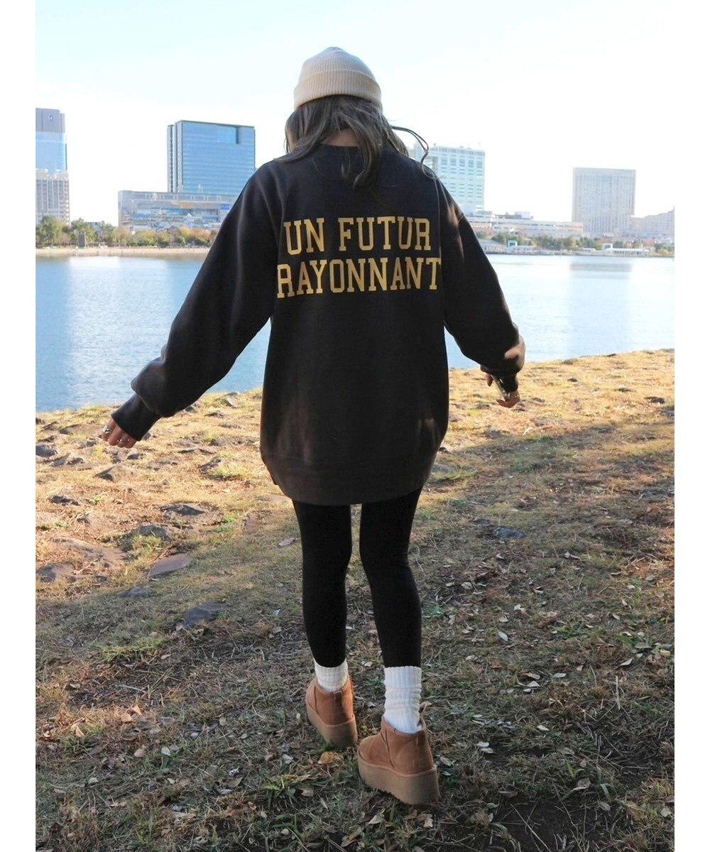 Green Parks バックロゴプリントスウェット 