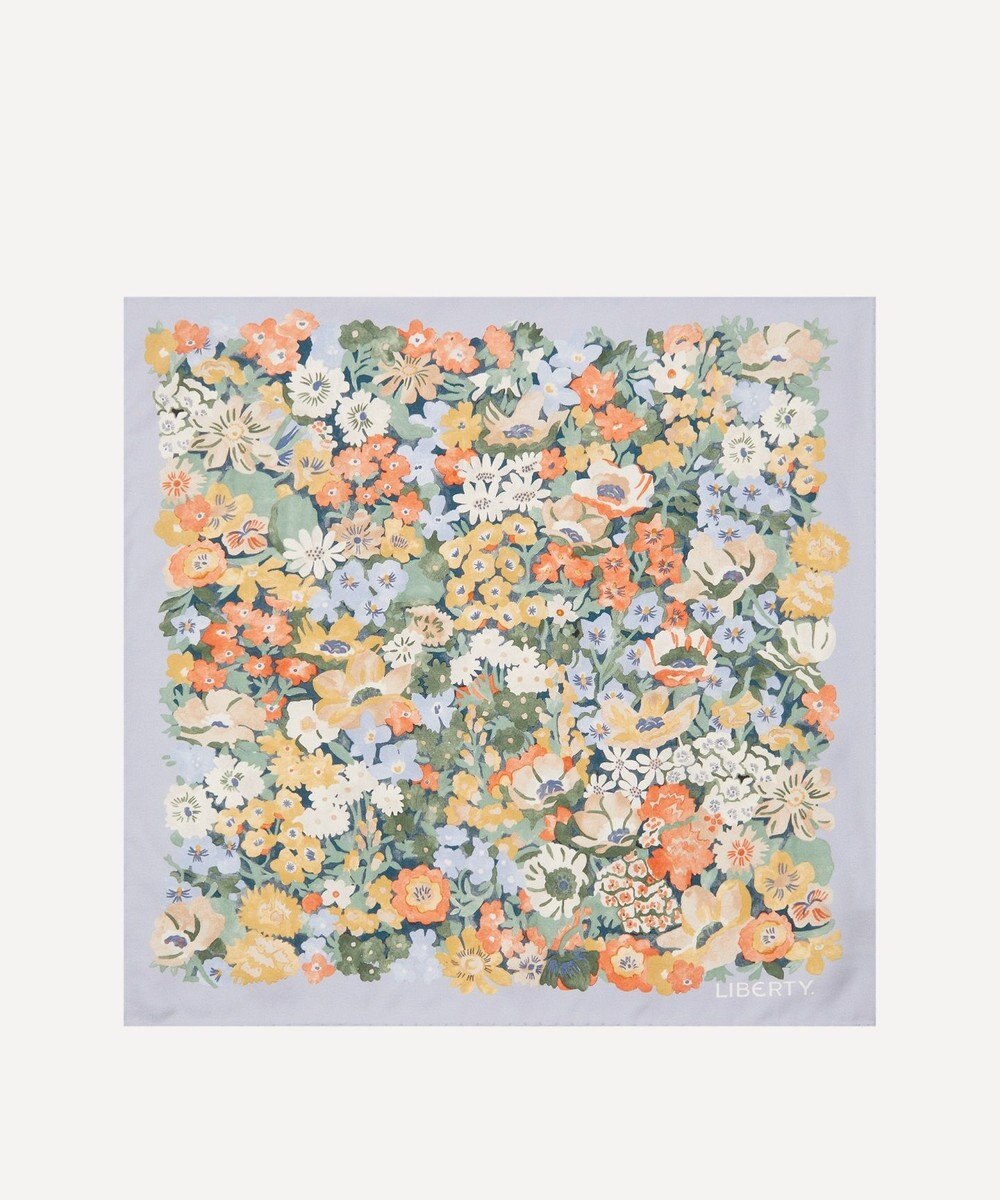 LIBERTY. ウォーターカラー ソープ シルクスカーフ 45 