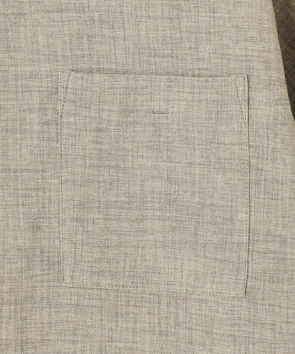 UNFILO MENS リネンライク シャツ 