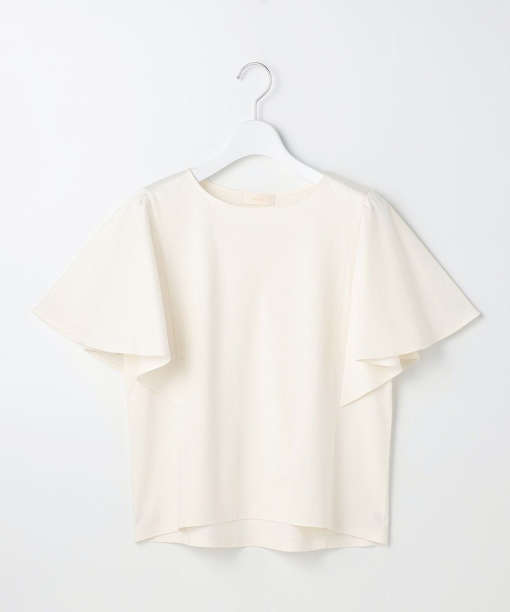 ANY SIS S 【シルクタッチさら魅せTシャツ】袖フレア プルオーバー 