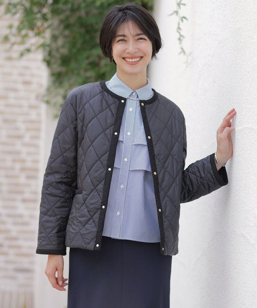 J.PRESS LADIES S 【WEB限定カラーあり】コンパクトタフタキルティング ブルゾン 