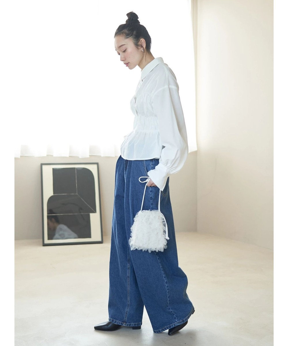 earth music&ecology ビスチェライクシャーリングシャツ 