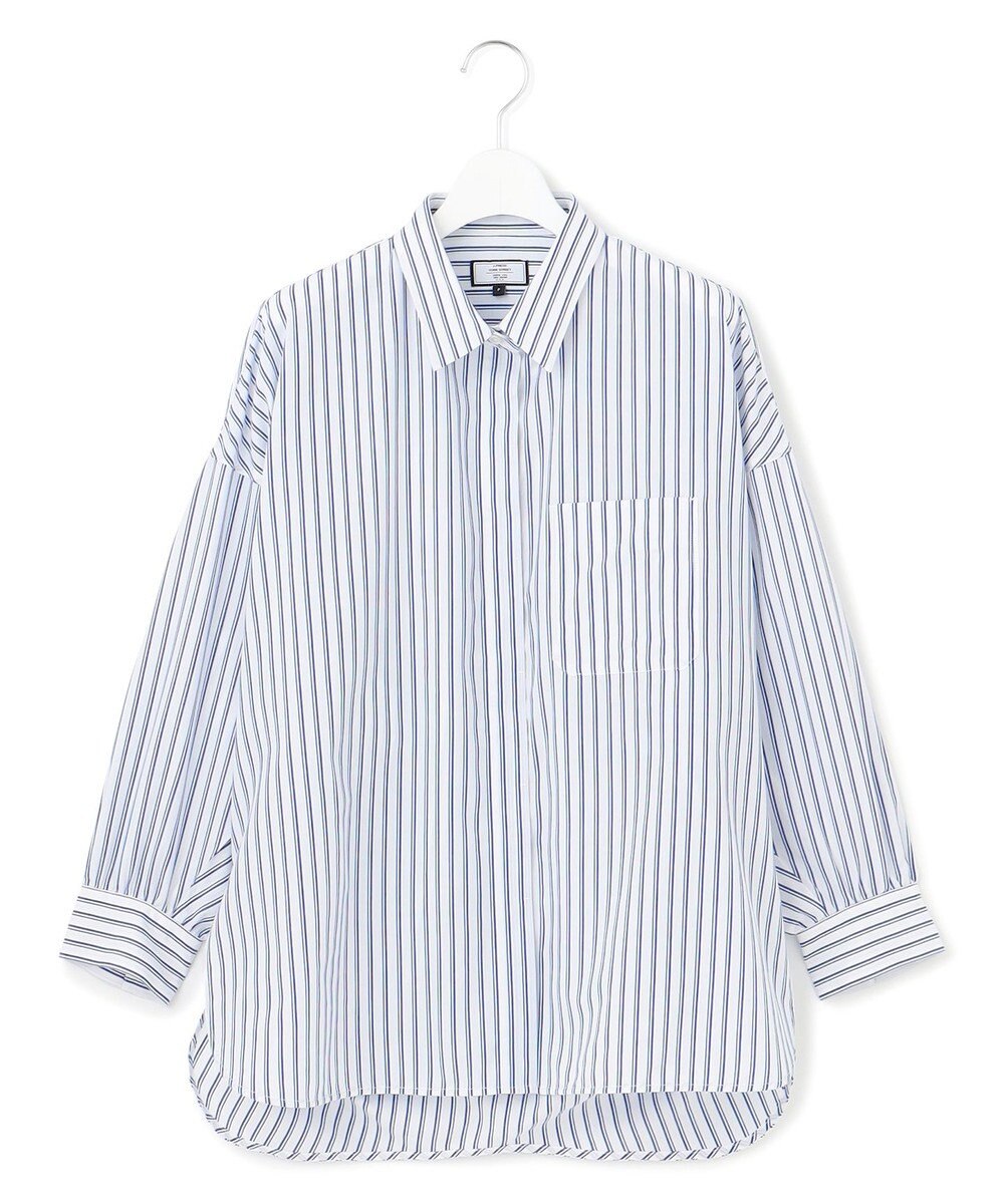 J.PRESS YORK STREET 【WOMEN】コットンタイプライター ドレープシャツ 