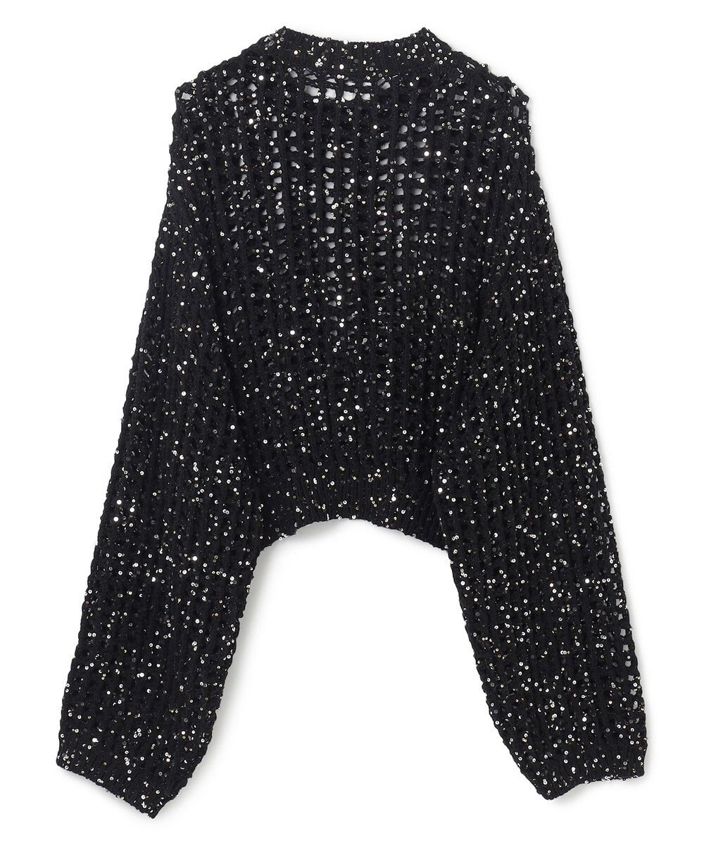 BEIGE， 【洗える】BARQUIER / スパンコールニット 