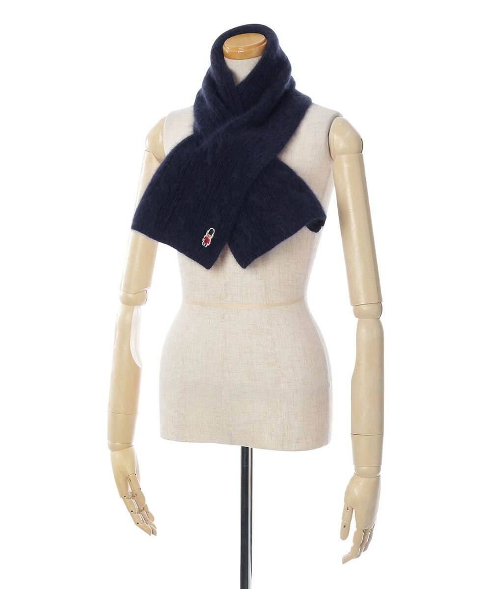 MOONBAT マッキントッシュ バッキンガムベア ワッペン付 マフラー 