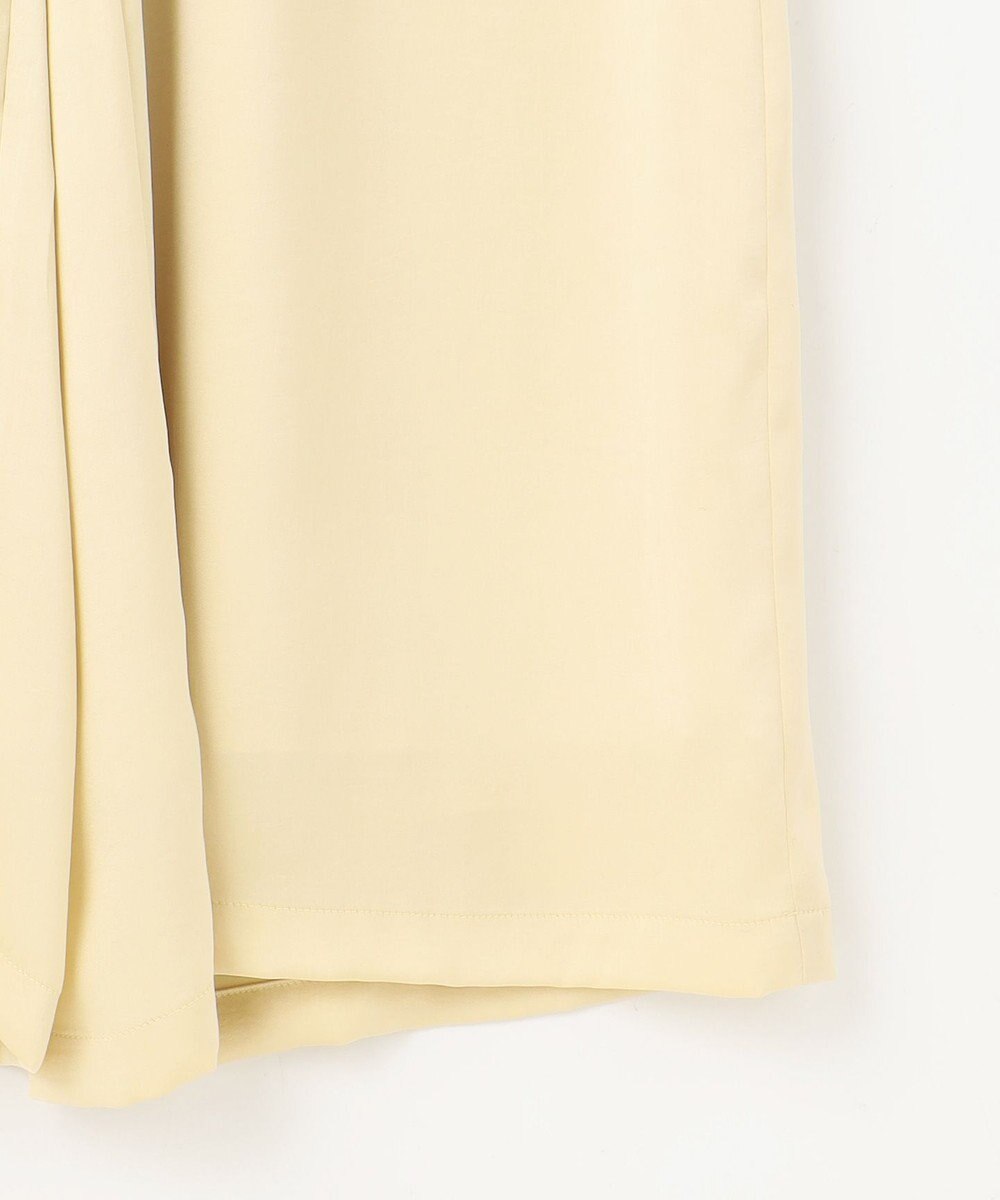 NAVE 【Nave・洗える/ウエストゴム】ヴィンテージサテン ワイドパンツ 