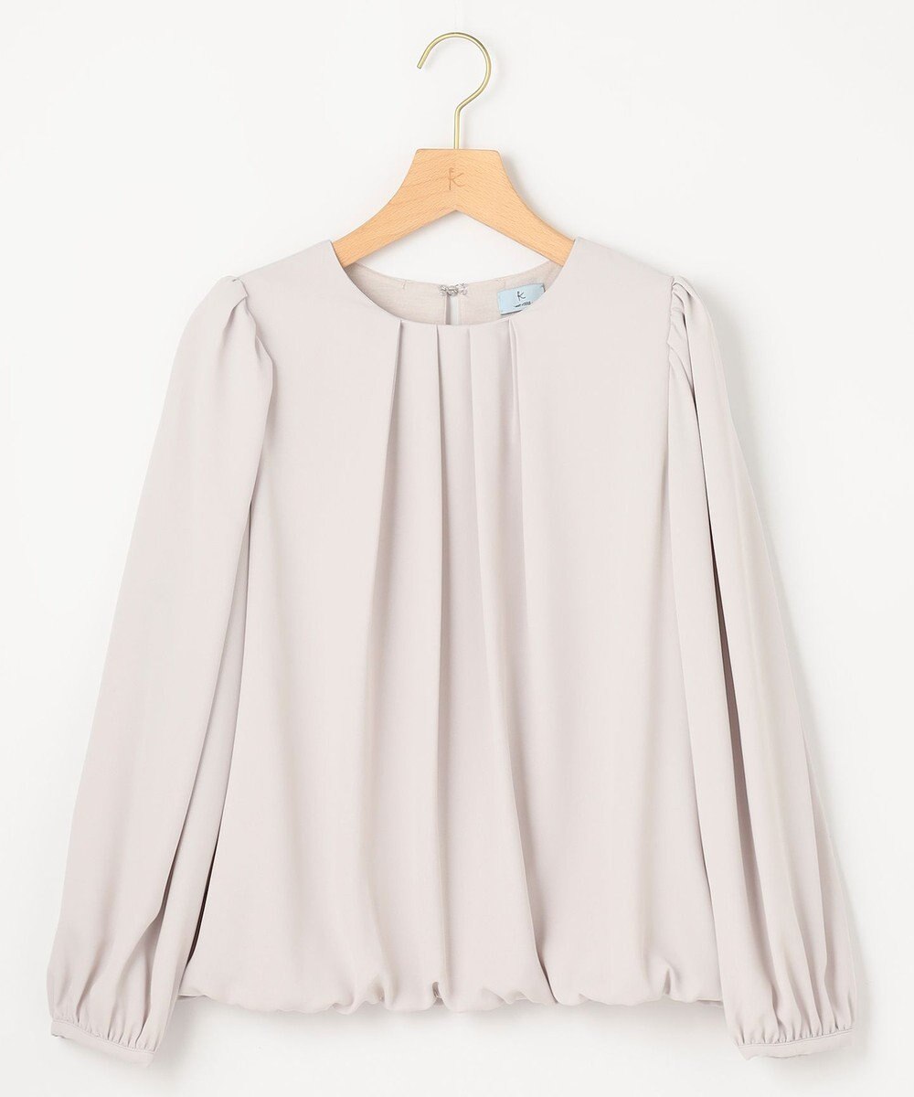 組曲 L 【WEB限定】ジョーゼットシフォン パフスリーブブラウス 