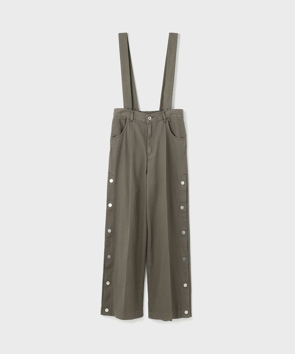 GRACE CONTINENTAL サスペンダーデニムパンツ 