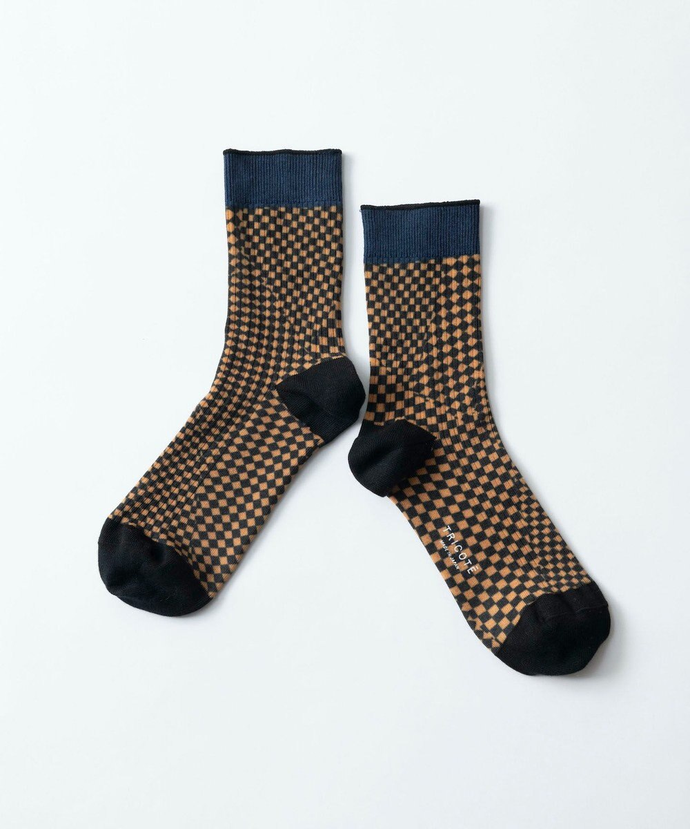 TRICOTE CHACKERD LINK SOCKS／チェッカードリンクソックス 