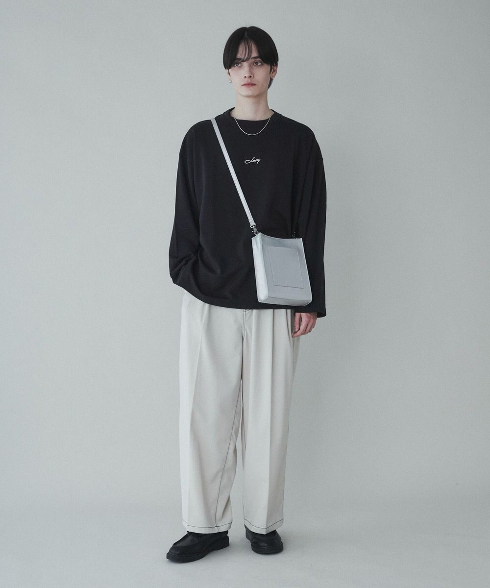 WEGO レザータッチスクエアショルダー 