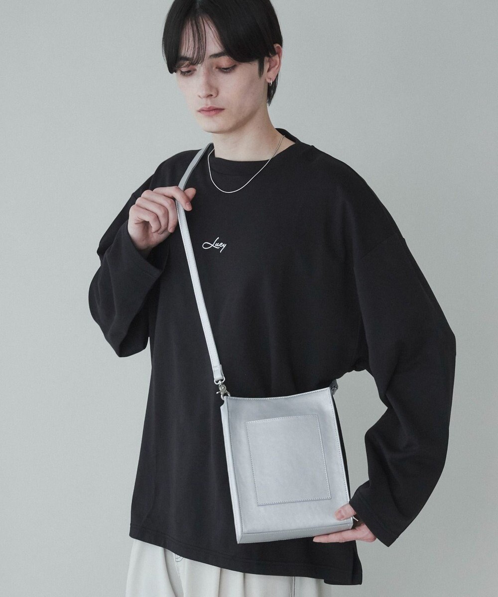 WEGO レザータッチスクエアショルダー 