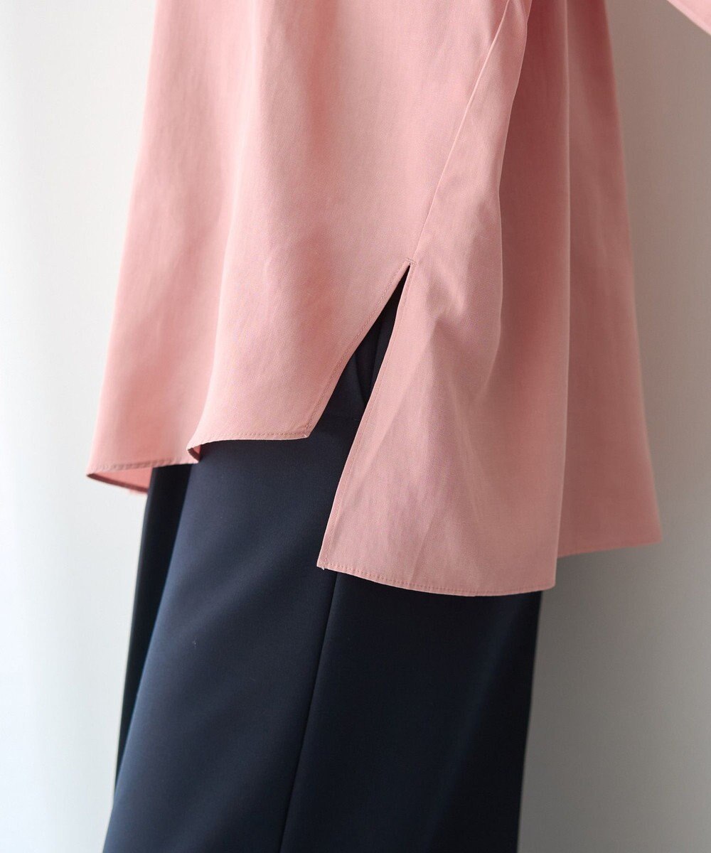 YECCA VECCA バルーン袖スキッパーシャツ 