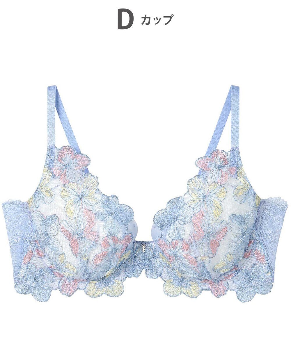 AMPHI ブラジャー ふっくらまる胸キープ 脇高設計 脇・背中スッキリ【Hold Day Bra】 BYJ311 アンフィ／ワコール 