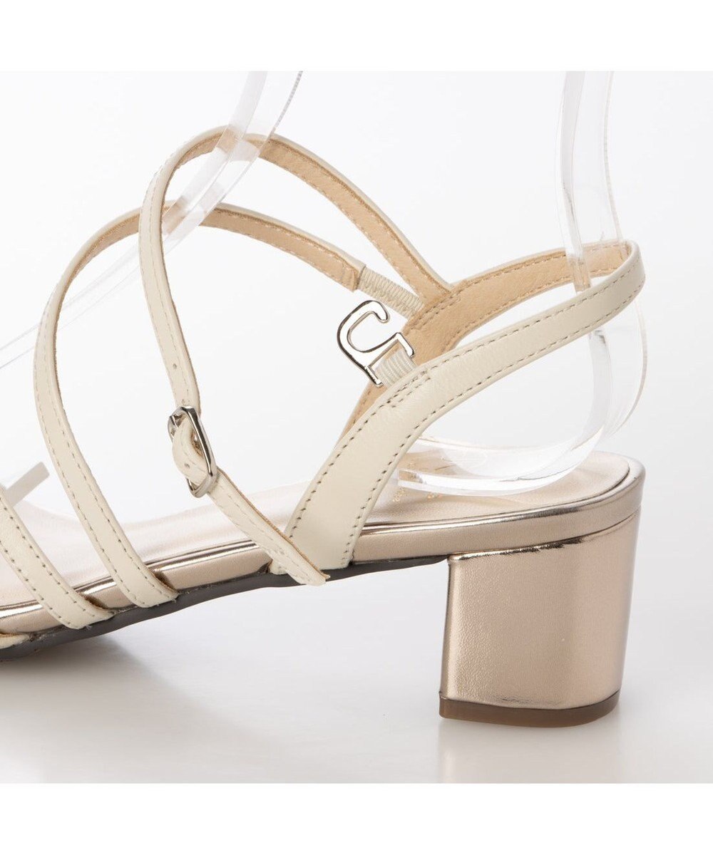 Riz raffinee <Riz raffinee>ラインストーン付きチュールストラップサンダル 