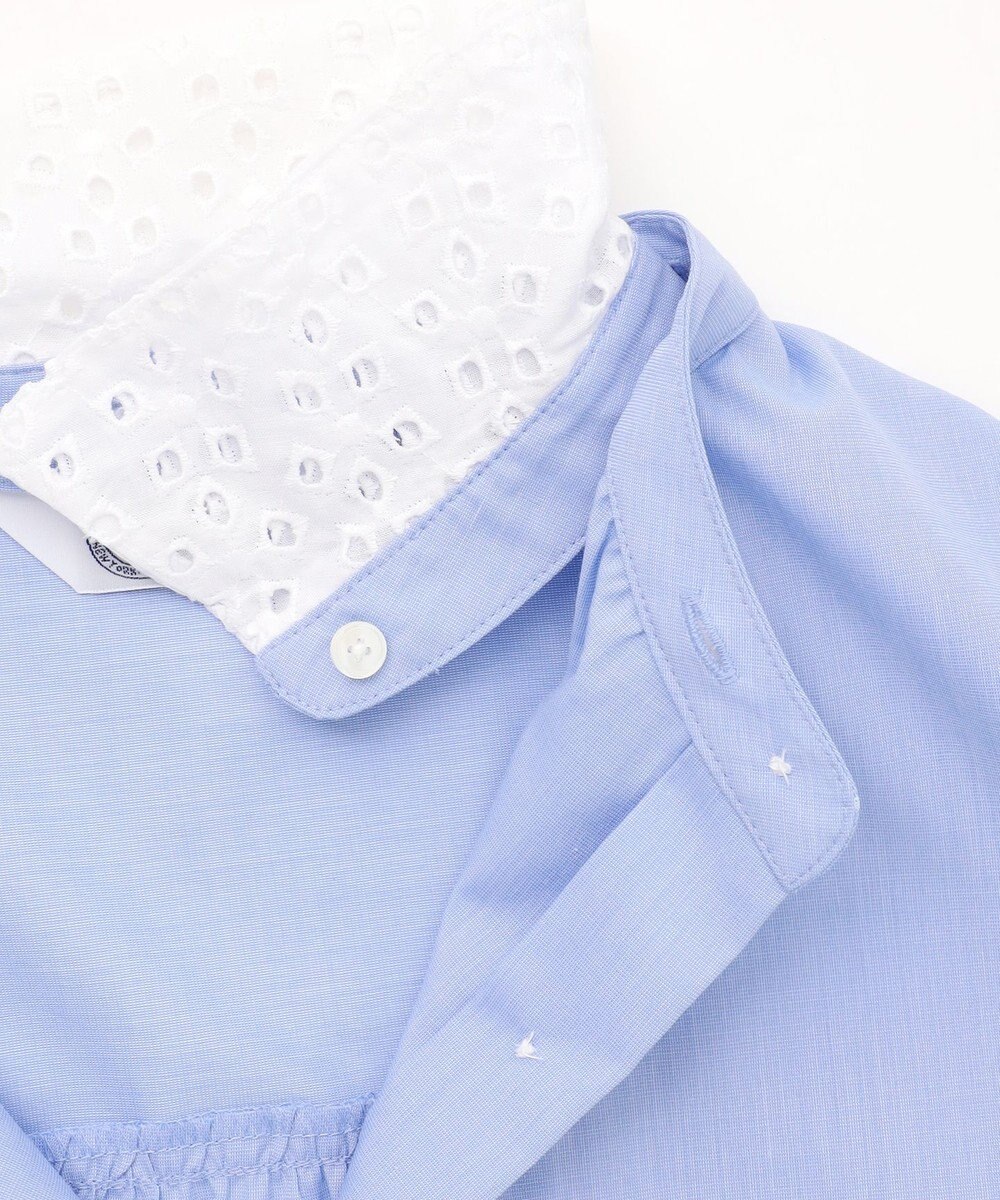 J.PRESS LADIES S 【WEB限定・一枚で着映え】コンパクトエステネージュ 襟 袖 リムーバル シャツ ブラウス 
