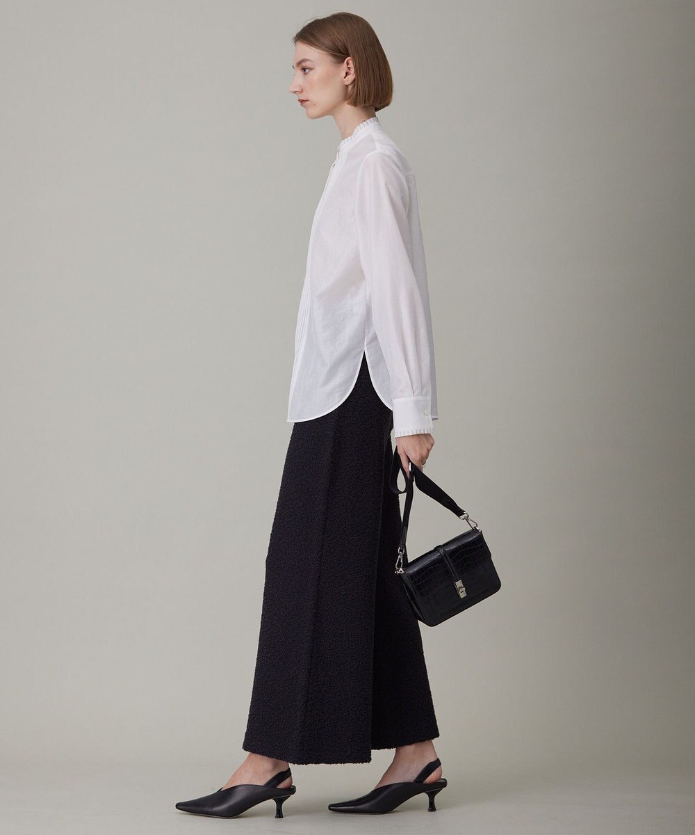 ICB 【洗える】 セシェシルキーローン シャツブラウス 