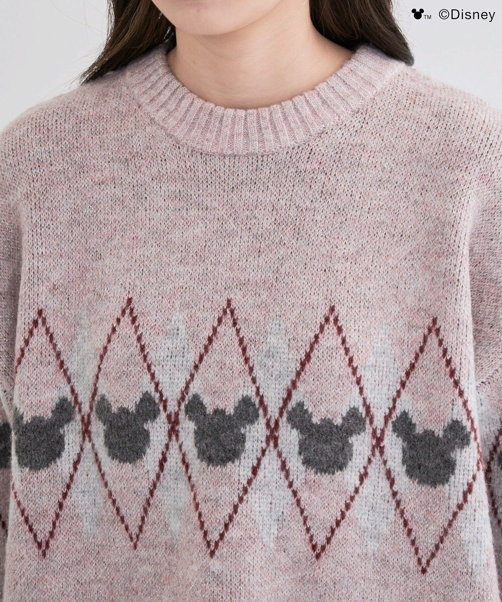 Green Parks ミッキー＆フレンズ／アーガイル柄ニット 