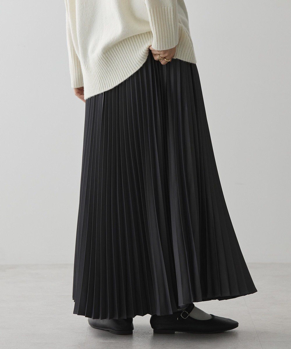 AMERICAN HOLIC サテンプリーツスカート 