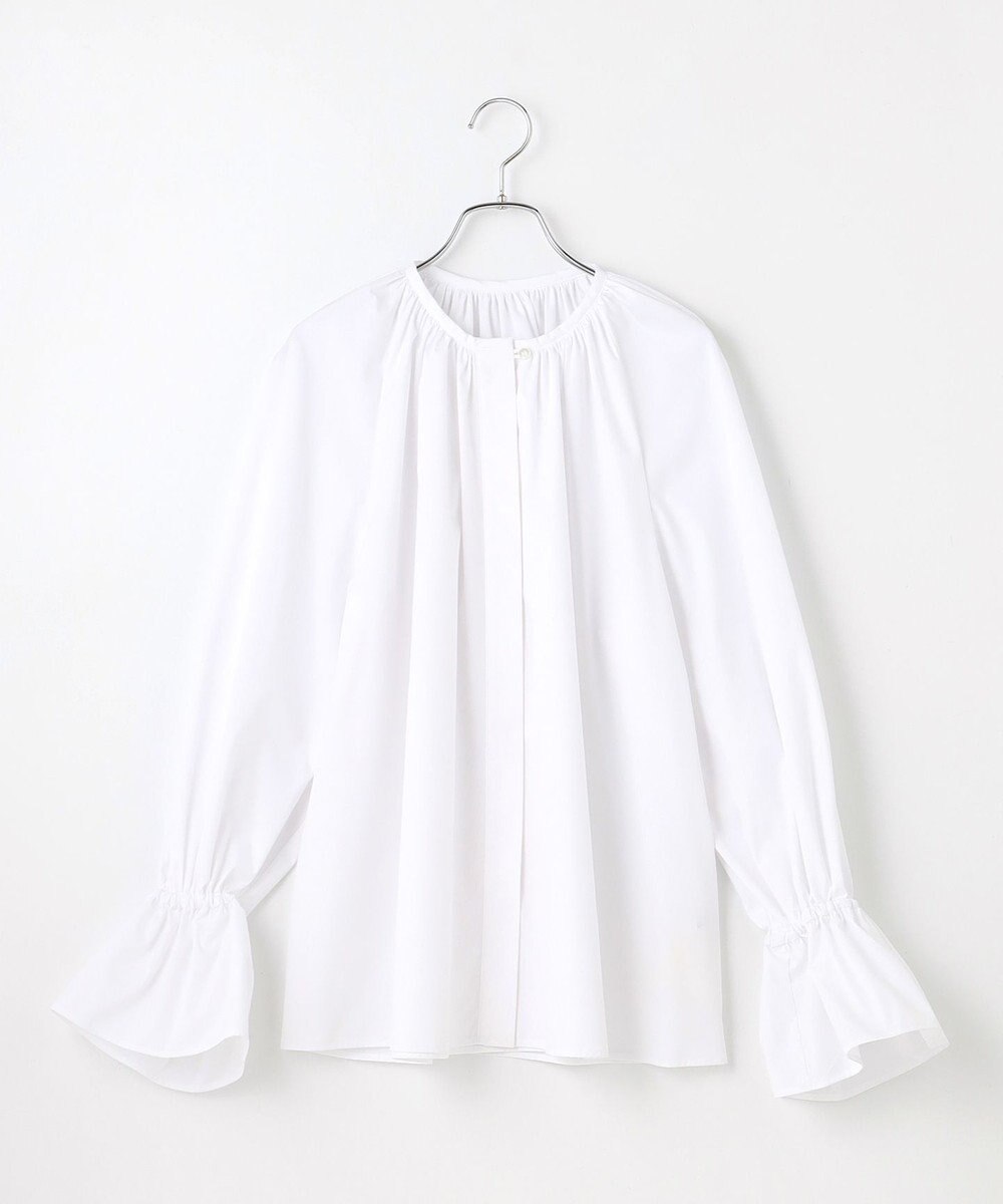 #Newans 【洗濯機可】フルギャザーブラウス 