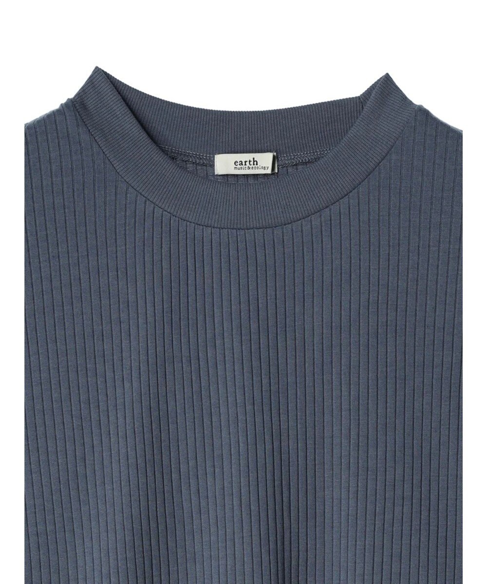 earth music&ecology フレンチスリーブリブプルオーバー 