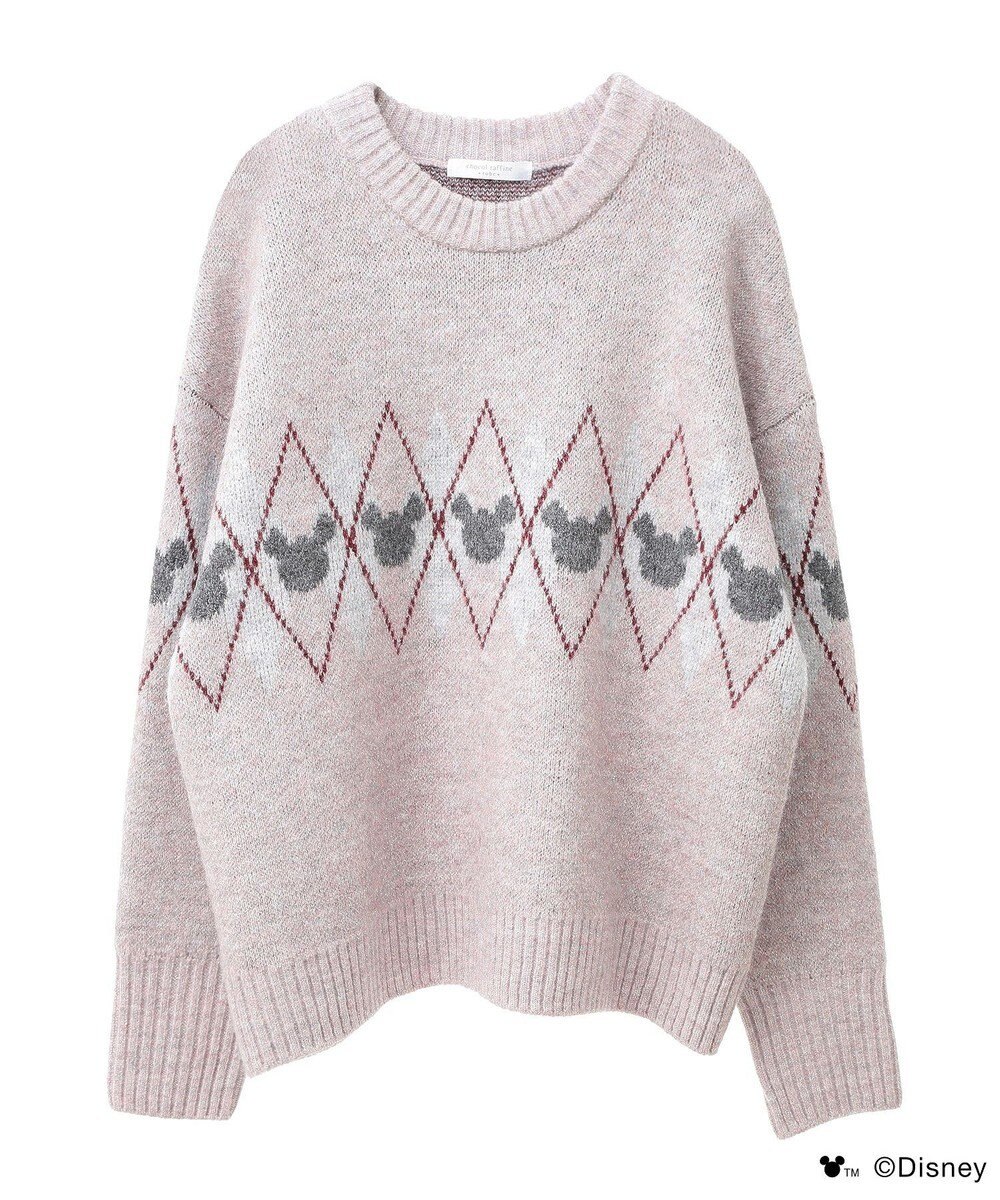 Green Parks ミッキー＆フレンズ／アーガイル柄ニット 