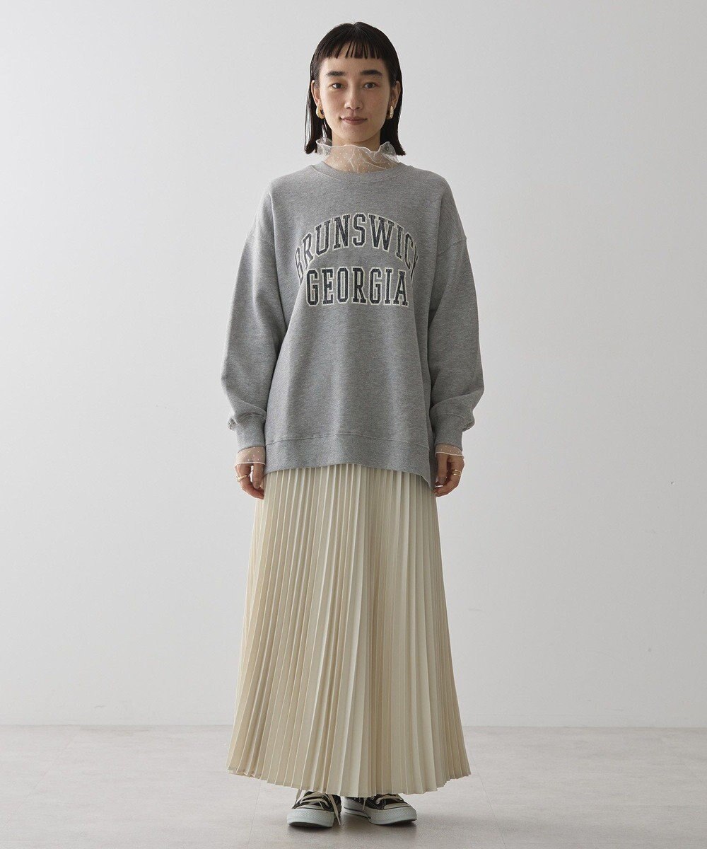 AMERICAN HOLIC サテンプリーツスカート 