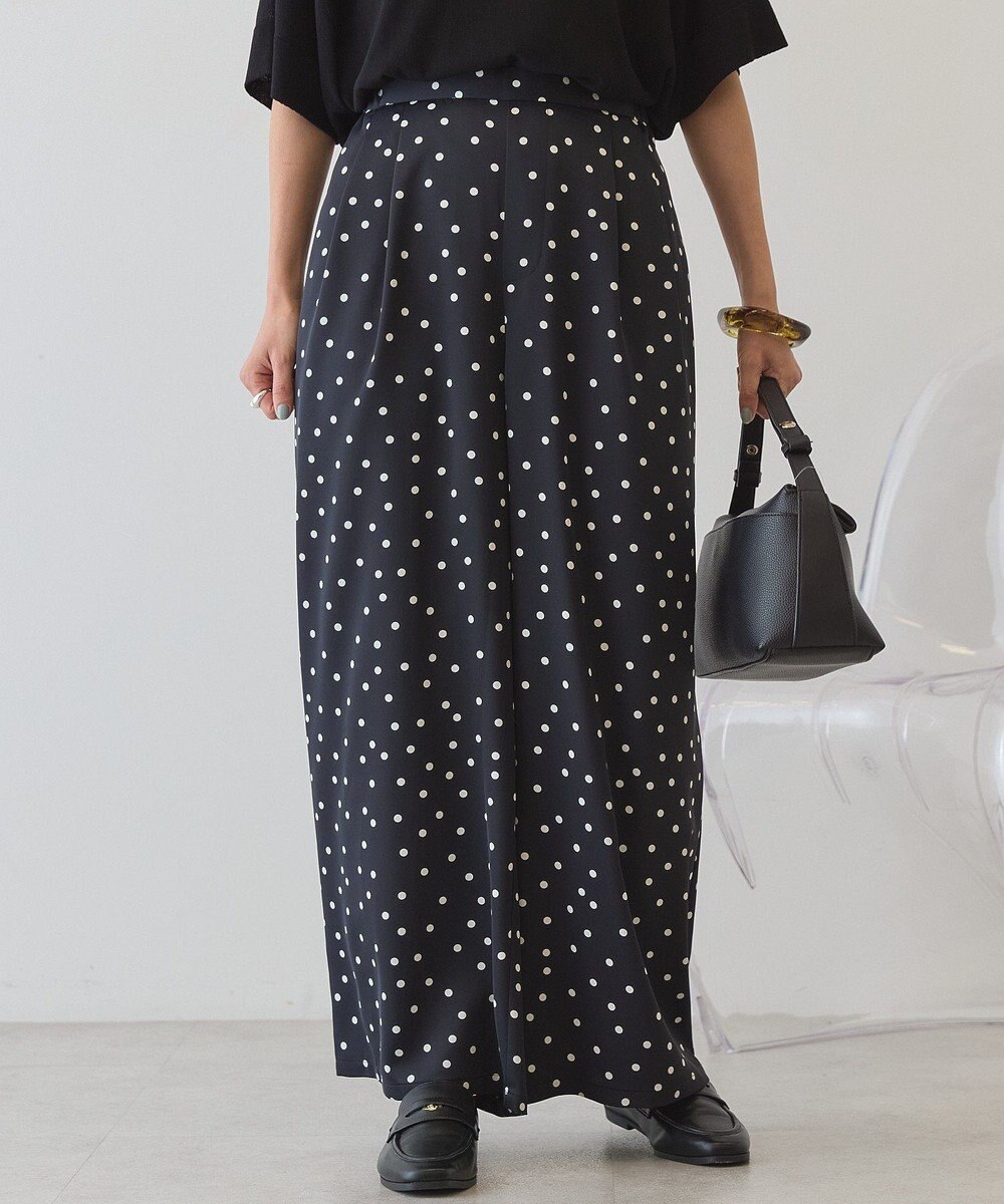 AMERICAN HOLIC ドットサテンイージーパンツ 