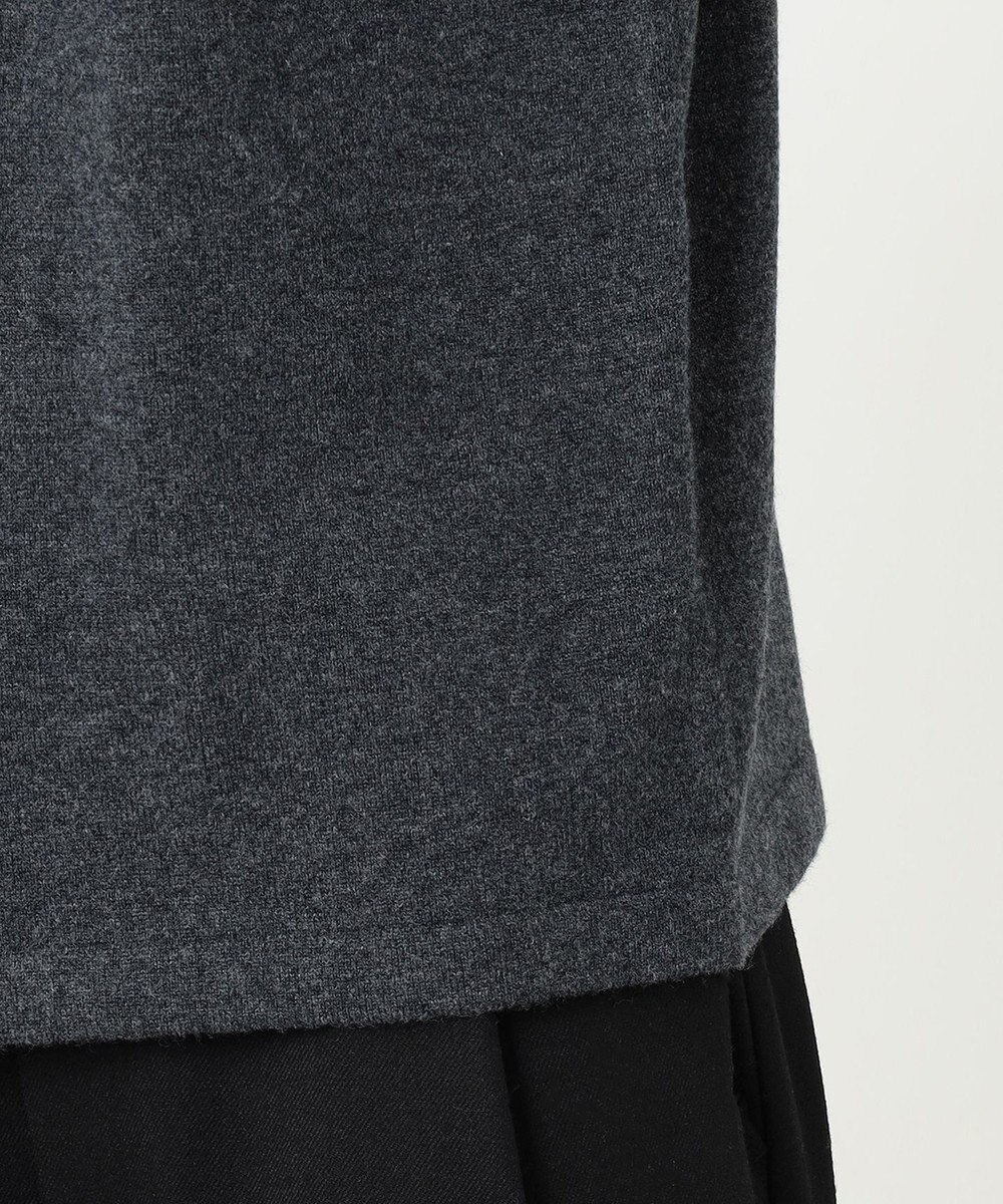 23区 L 【R(アール)】ウールカシミヤ パールトリム カーディガン 