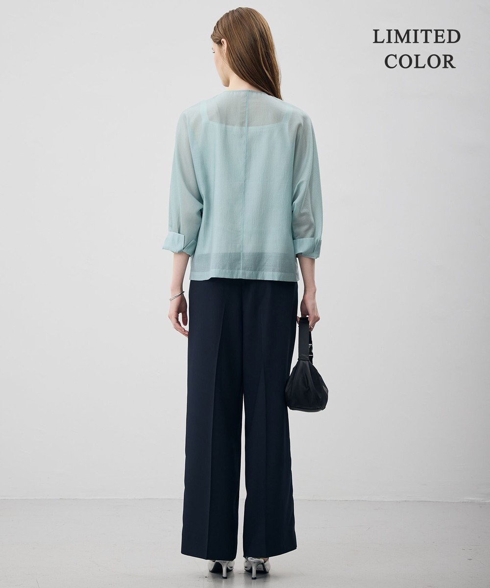 ICB L 【CLASSY.掲載・新色追加・WEB限定カラーあり】FluidBackSatin ワイドパンツ 