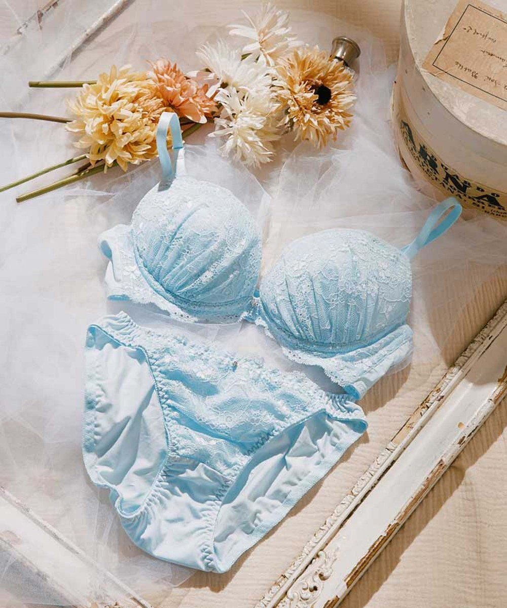 San-ai Resort（三愛水着楽園） 【SALE】クラシカルレースふわもりブラセット 【northerly】 