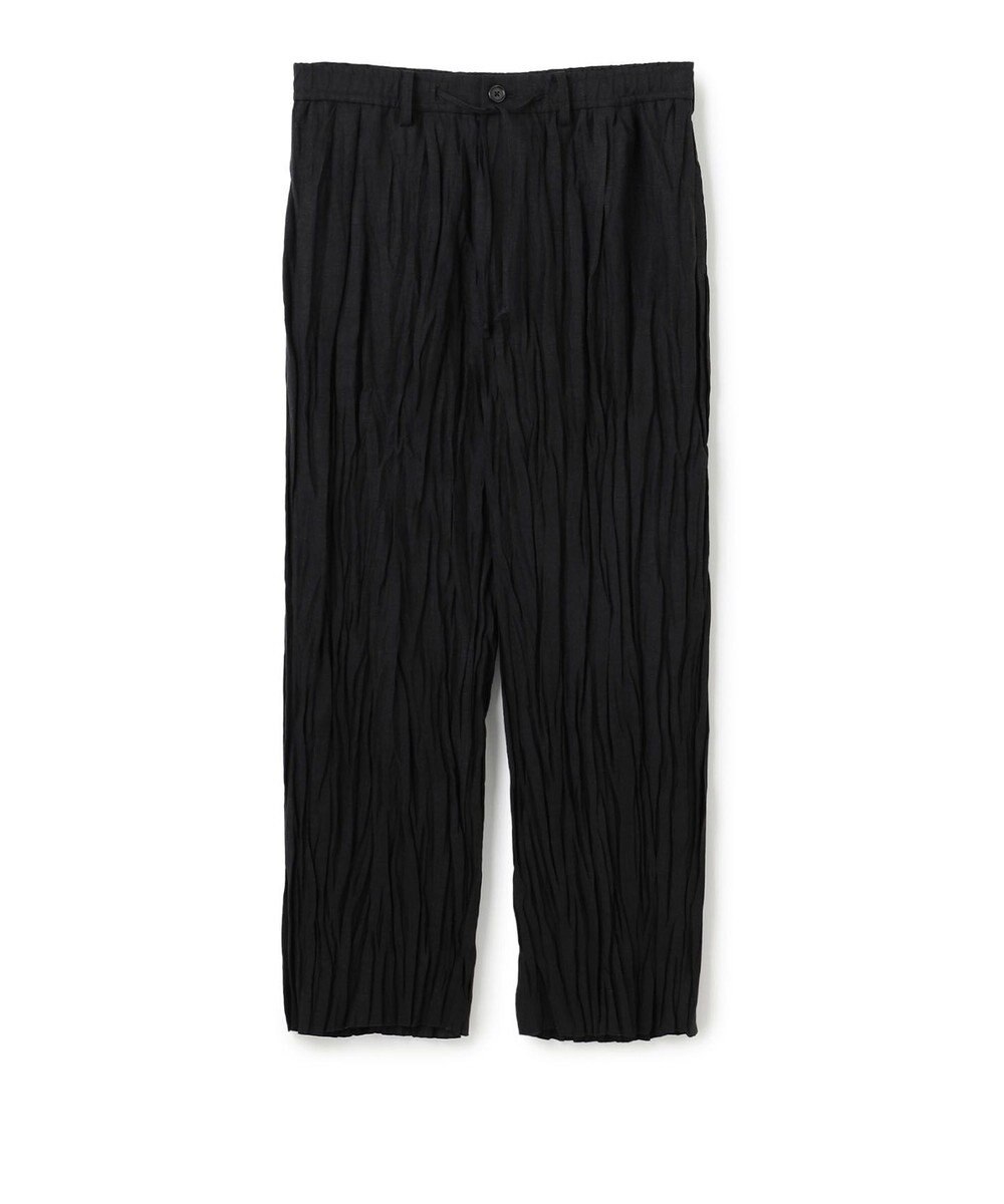 JOSEPH HOMME 【HIGH GRADE LINE】マックスプリーツワッシャー　ドロスト付ワイドパンツ / WAVE 