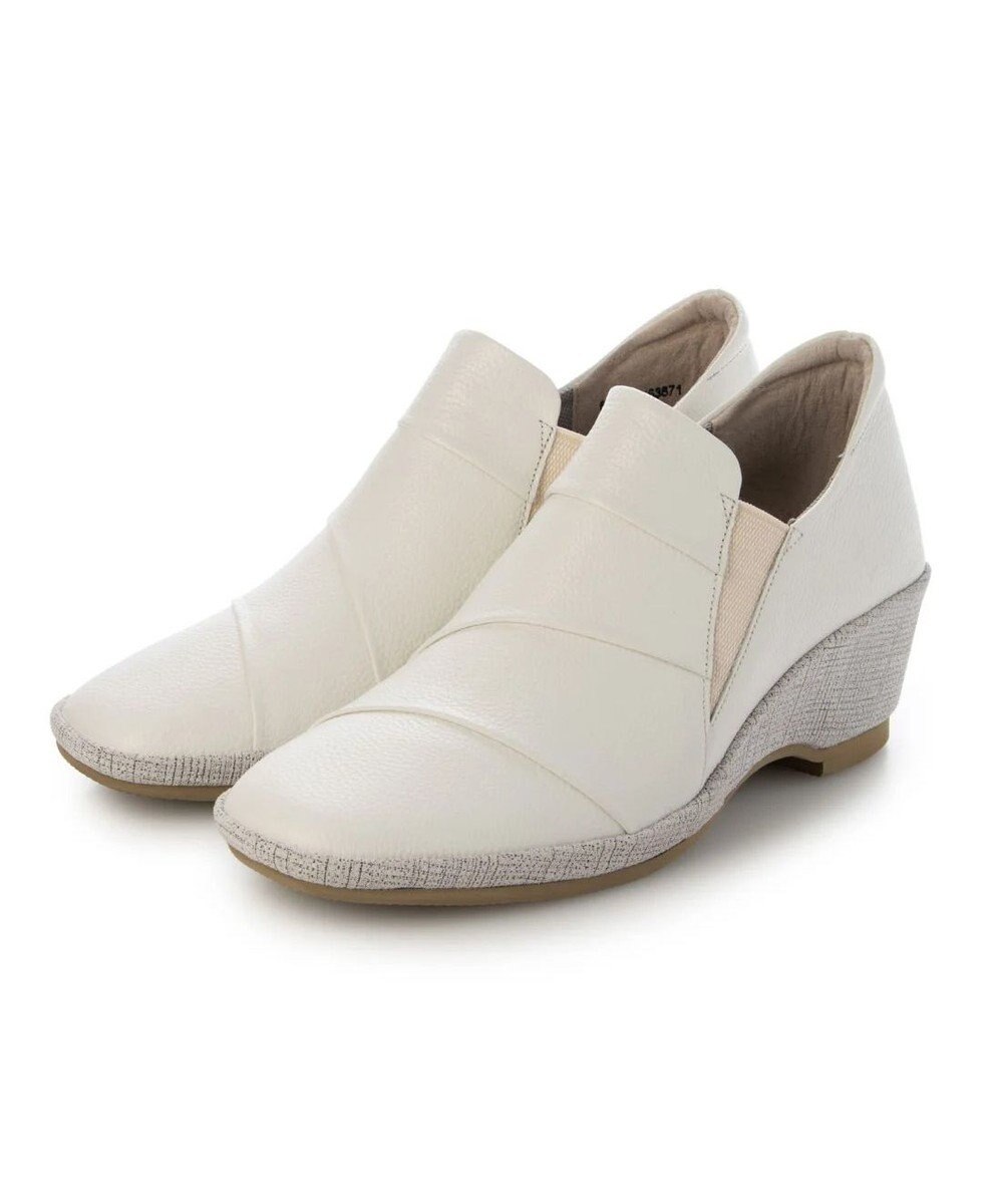 MODE ET JACOMO <D'ICI>レイヤードウェッジソールスリッポン 