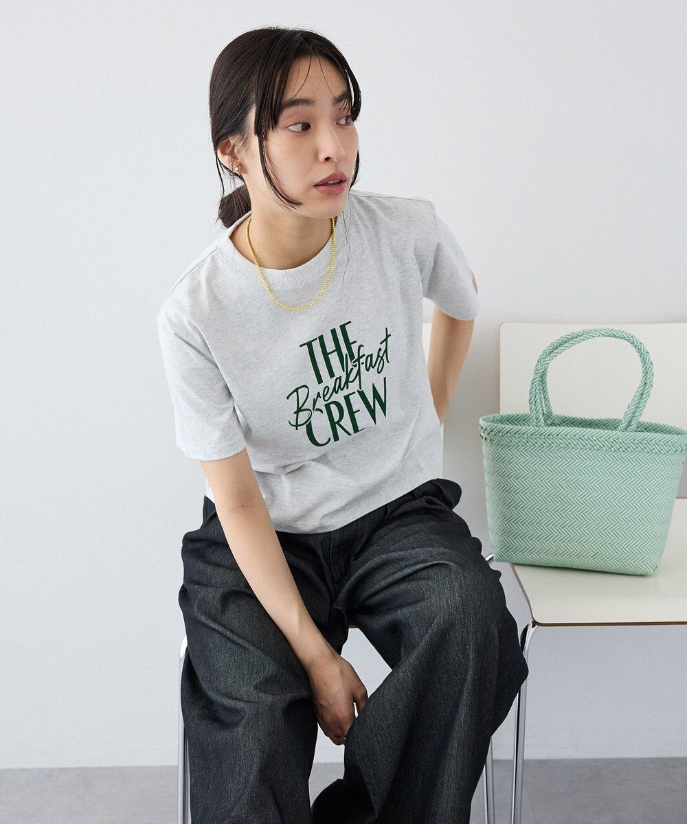 CRAFT STANDARD BOUTIQUE フロッキープリントＴシャツ 