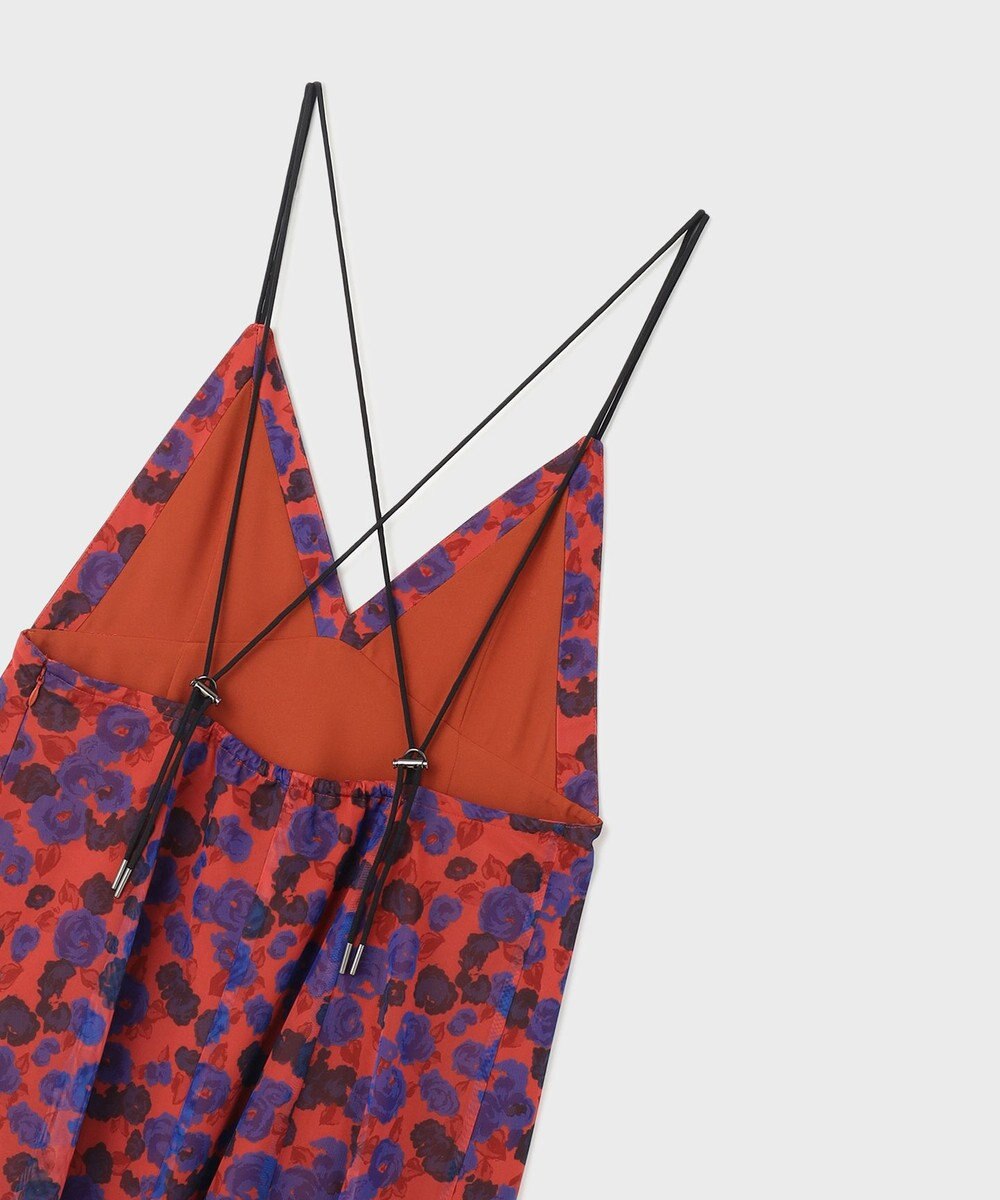 GRACE CONTINENTAL フラワーチュールプリントキャミワンピース 