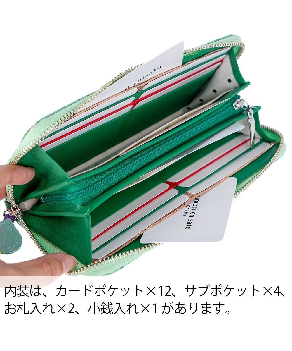 tsumori chisato CARRY 不思議の国のアリス ラウンドファスナー長財布 