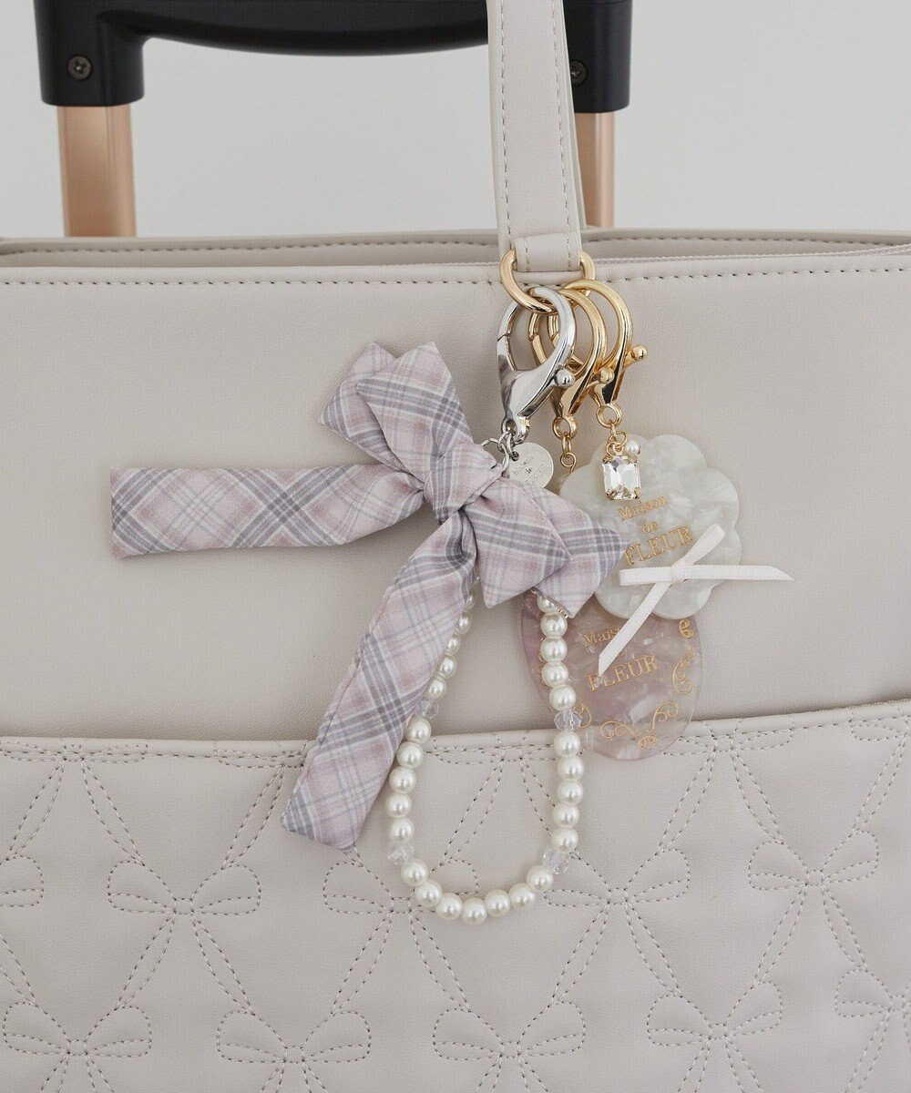 Maison de FLEUR アセチロゴフレームチャーム 