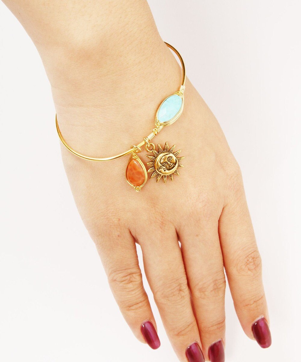 コロンと可愛い天然石バングル チャーム ターコイズバングル Wythe Charm ファッション通販 公式通販 オンワード クローゼット