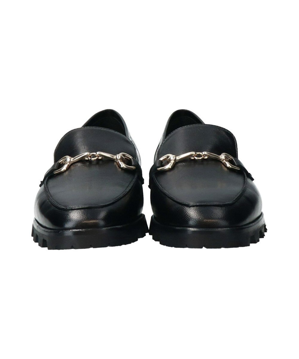 INTER-CHAUSSURES 【FABIO RUSCONI】スクエアトウビットローファー 