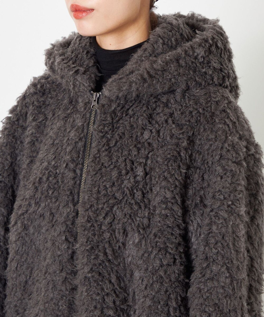 NAVE 【ReNAVE】プードルボア ロングジャケット 