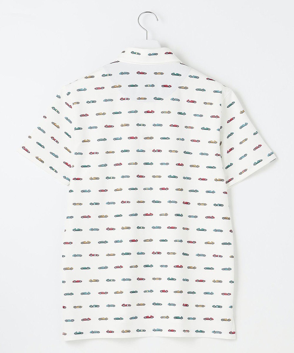 23区GOLF 【MEN】レーシングカープリント 半袖ポロシャツ 