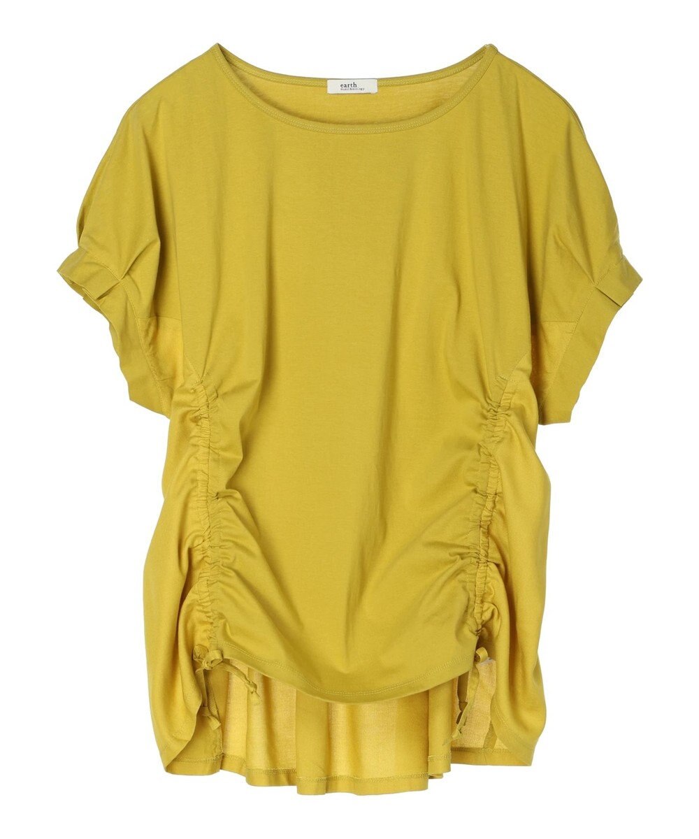 earth music&ecology ドロストギャザードッキングＴシャツ 