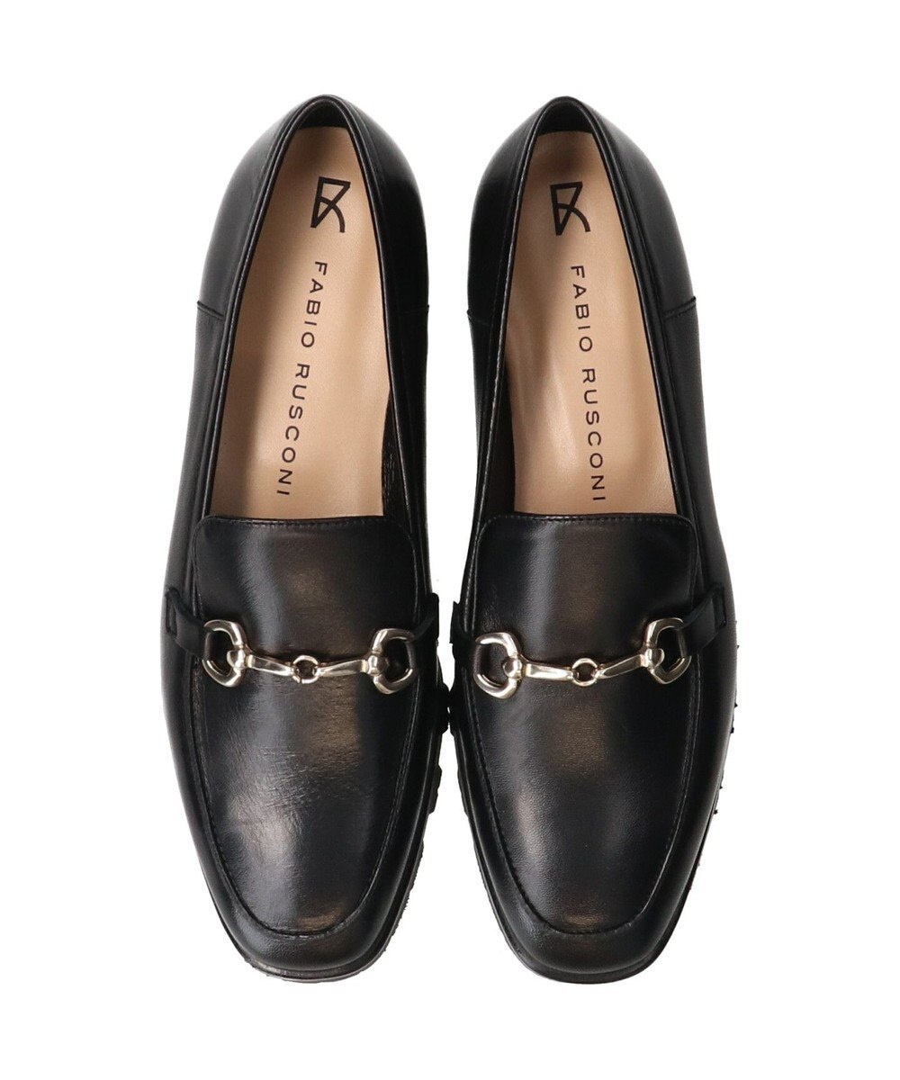 INTER-CHAUSSURES 【FABIO RUSCONI】スクエアトウビットローファー 