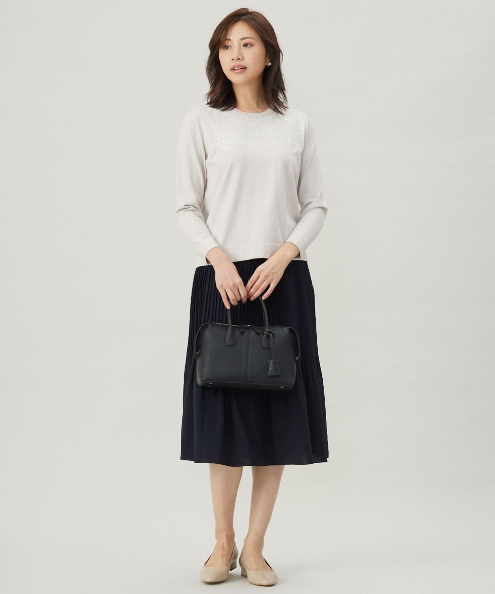 J.PRESS LADIES S 【洗える】ノルディス2wayジョーゼット プリーツ スカート 