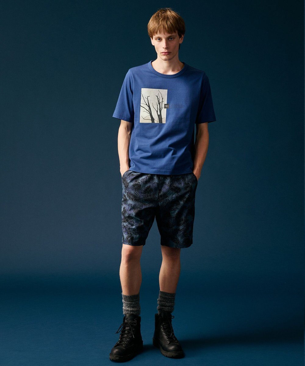 JOSEPH ABBOUD MOUNTAIN 【秋カラー/JAPANファブリック/吸水速乾】プレーティング天竺  アウトドアフォト Tシャツ 