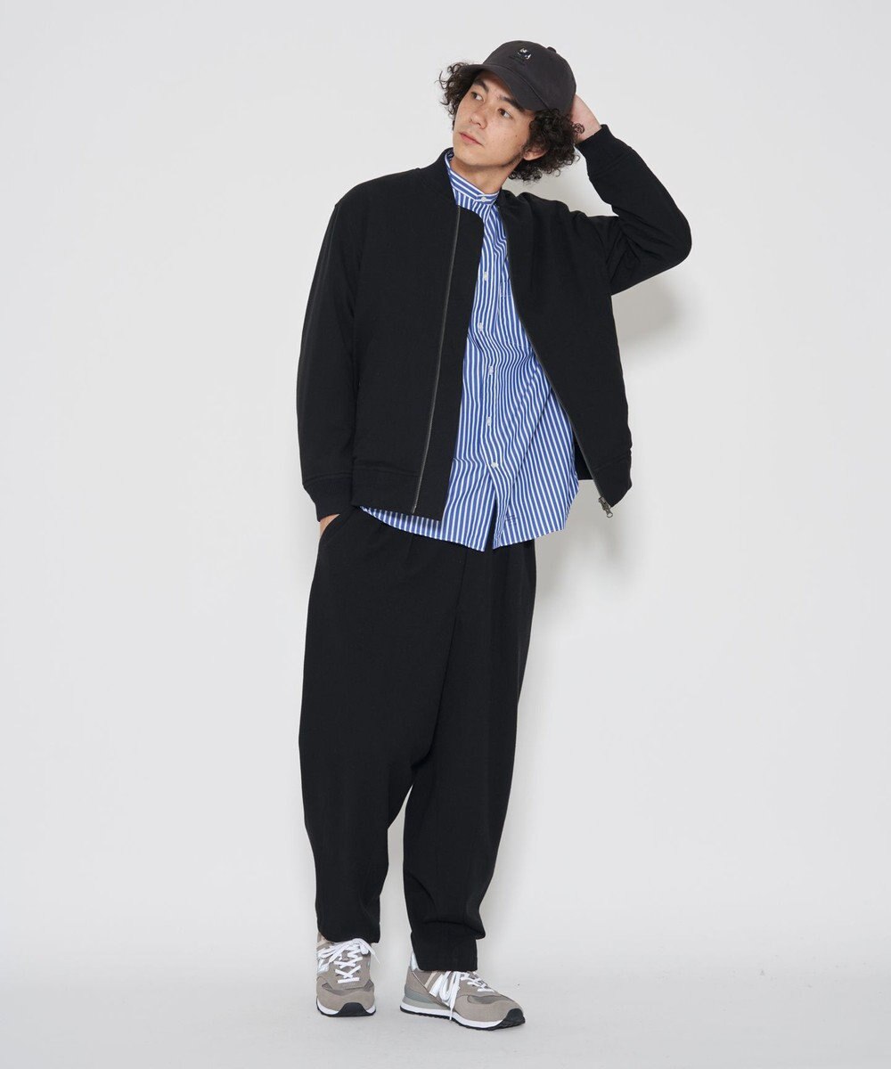 J.PRESS YORK STREET 【UNISEX】2wayストレッチ MA-1ブルゾン 