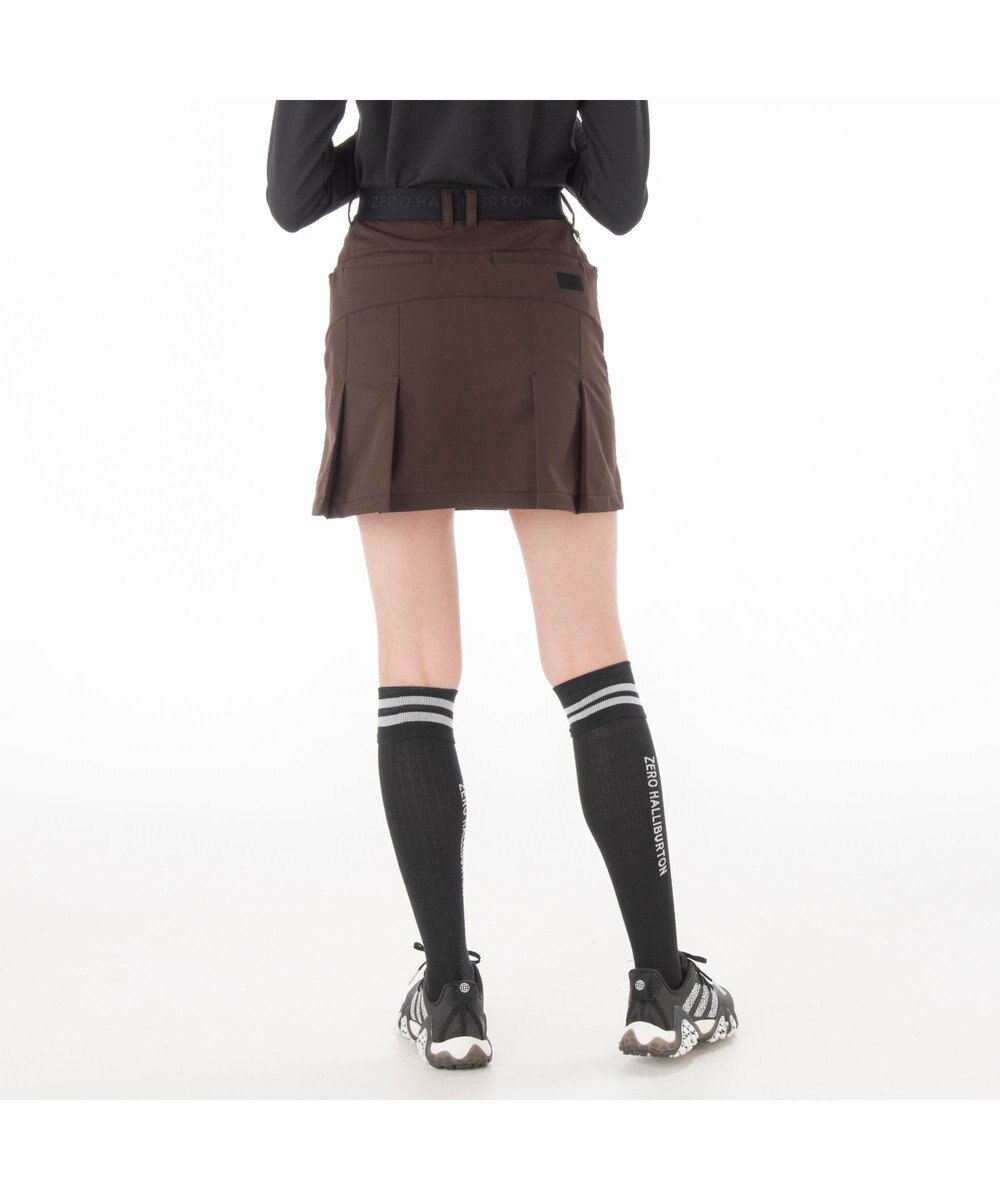 ZERO HALLIBURTON 【防透け加工】アンチシースルースカート 82751 洗濯可能 撥水 ストレッチ素材 ゴルフ ZHG-W11b 