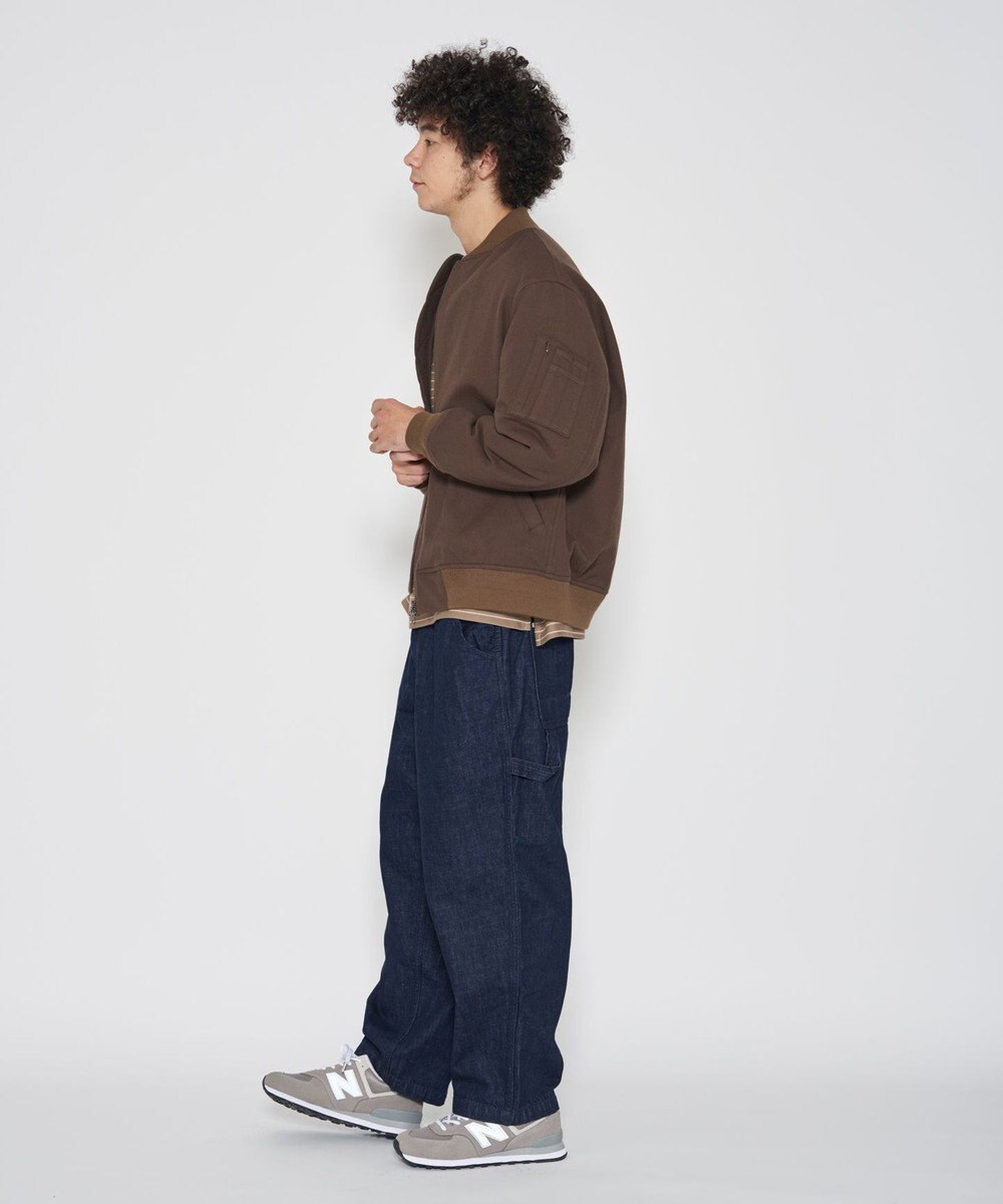 J.PRESS YORK STREET 【UNISEX】2wayストレッチ MA-1ブルゾン 