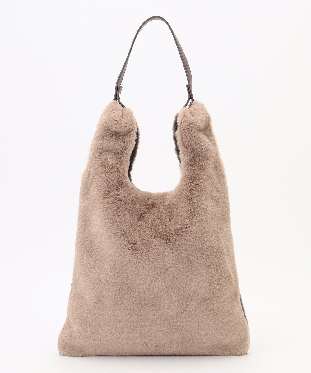 ANY 2WAYバイカラーファーバッグ 