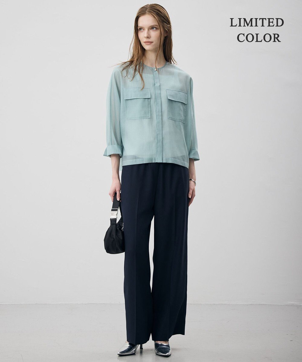 ICB L 【CLASSY.掲載・新色追加・WEB限定カラーあり】FluidBackSatin ワイドパンツ 