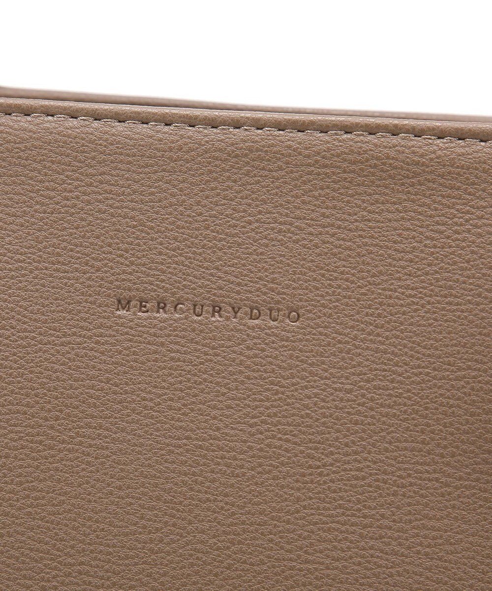 style code 【MERCURYDUO/マーキュリーデュオ】レニス　チャーム付きシンプルラージトートバッグ 